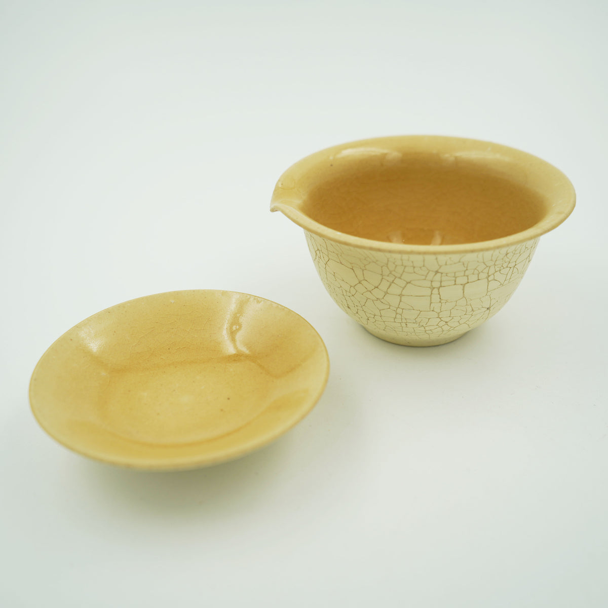 白樺梅花皮　蓋碗