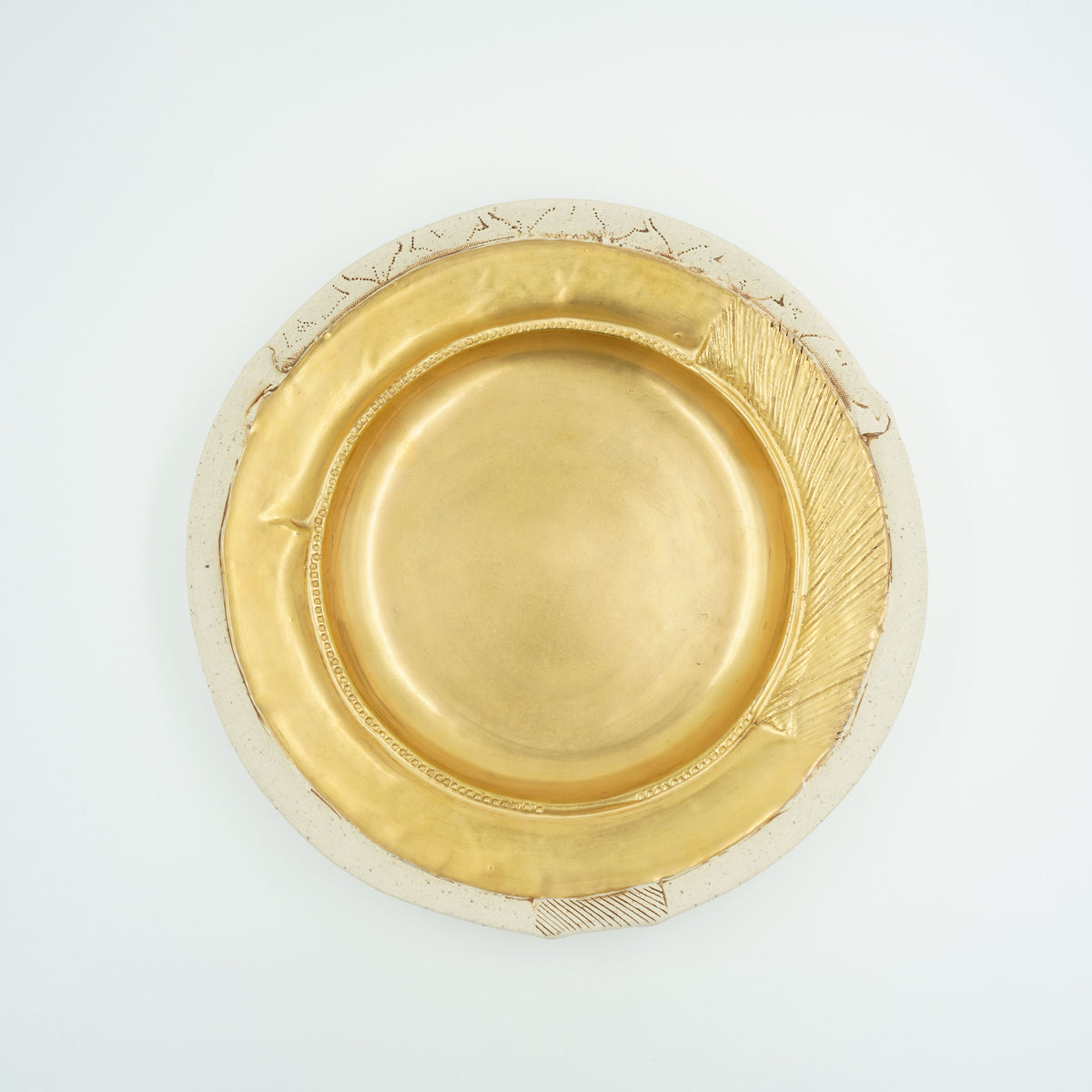 金彩リムプレート(中)