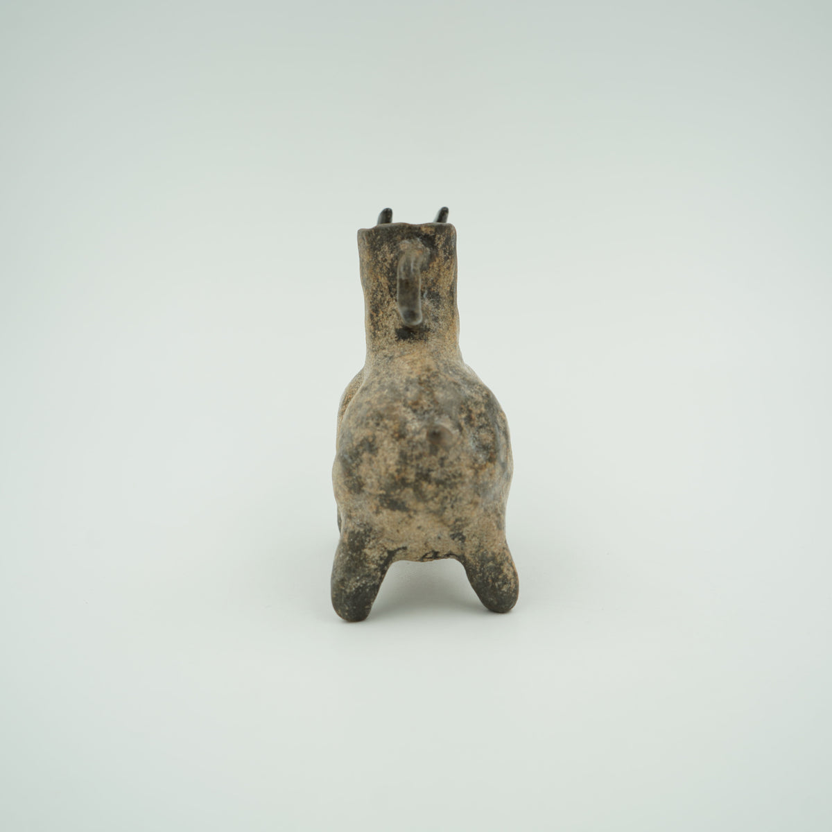 山羊形一輪挿し　白