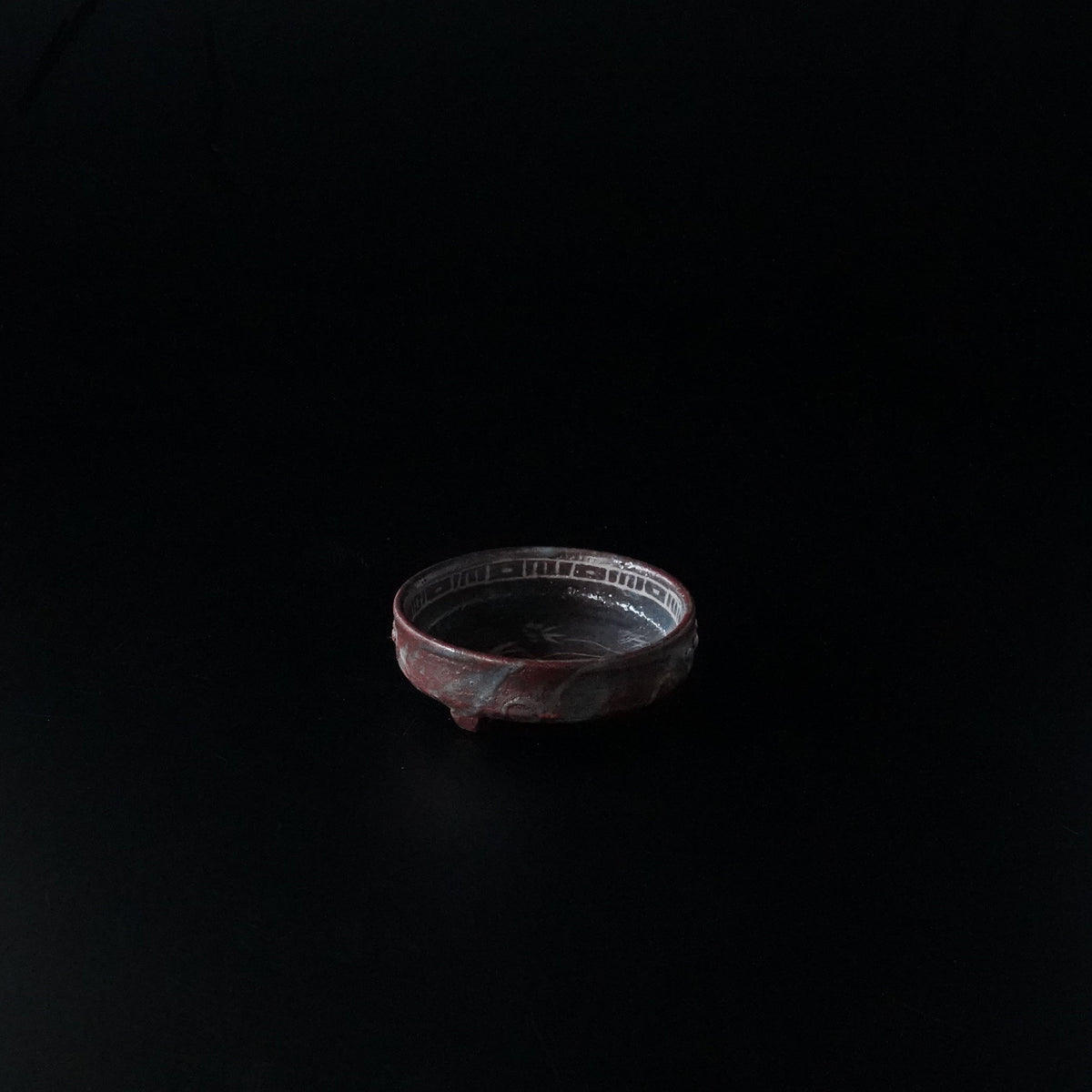鼡志野 酒肴皿