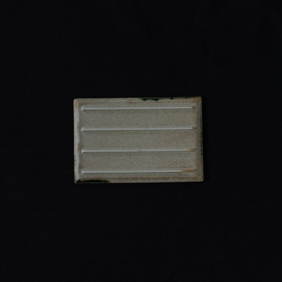織部 矢羽長角皿