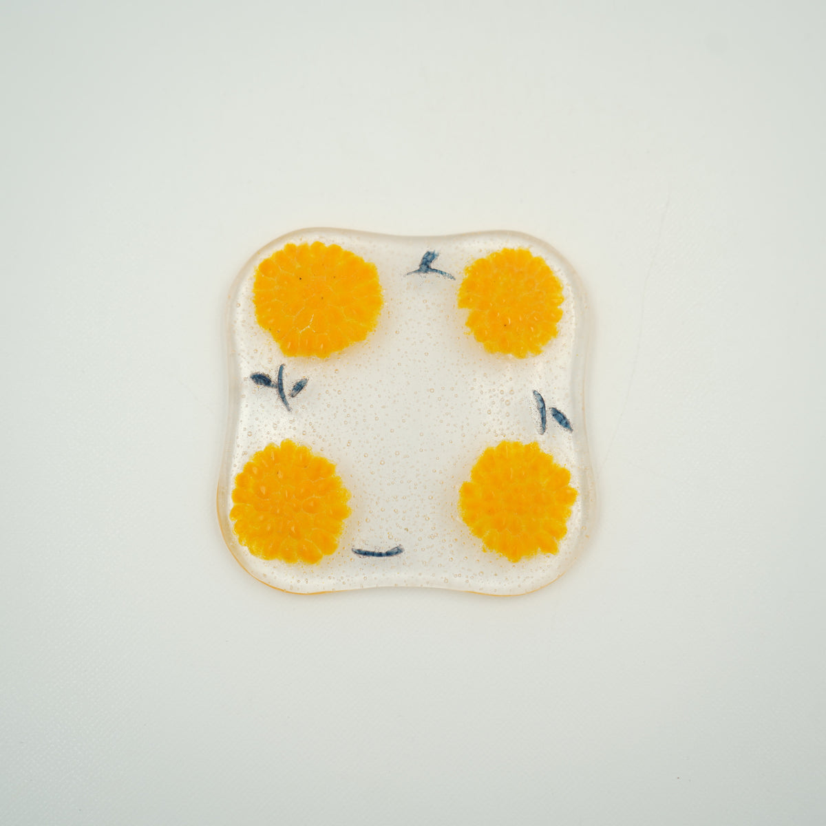 柄の花皿