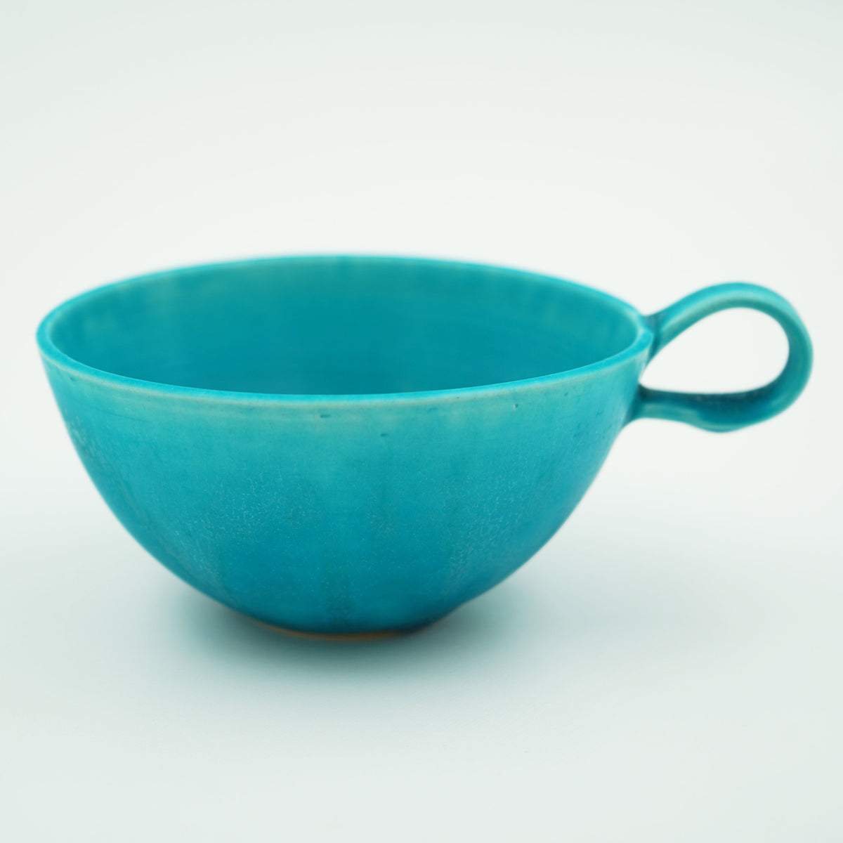 碧釉　スープカップ