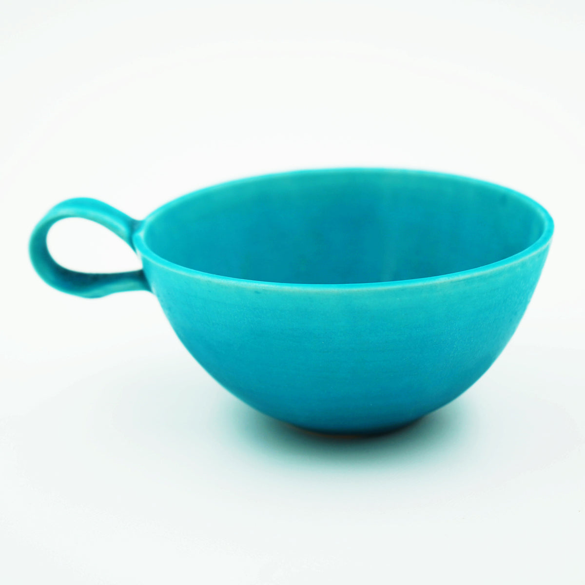 碧釉　スープカップ