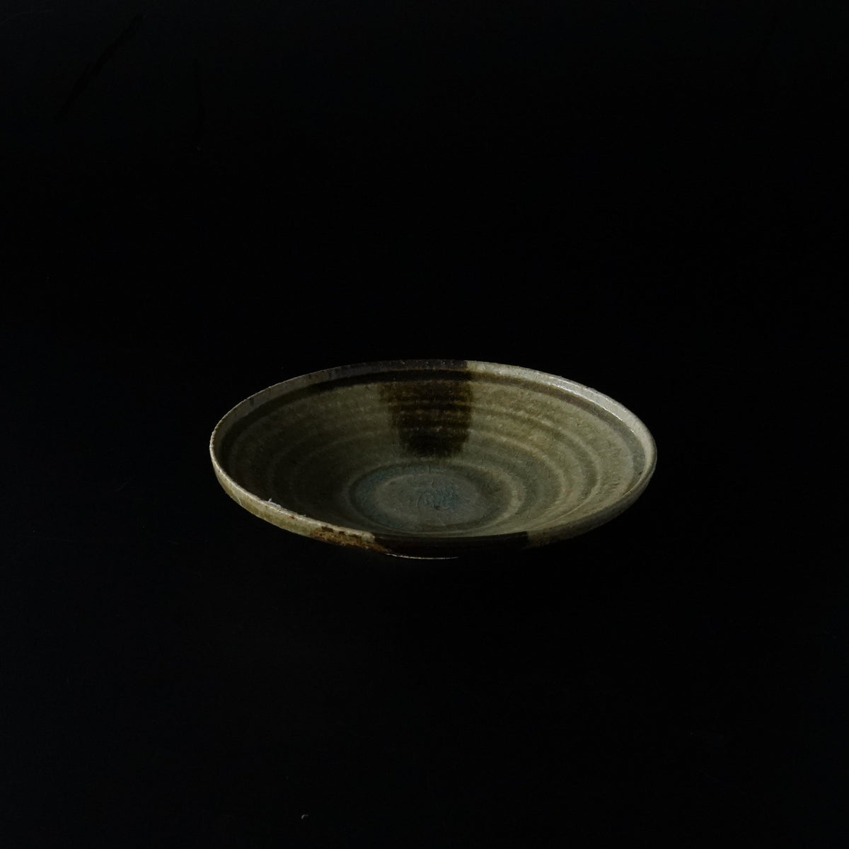 灰釉切立皿