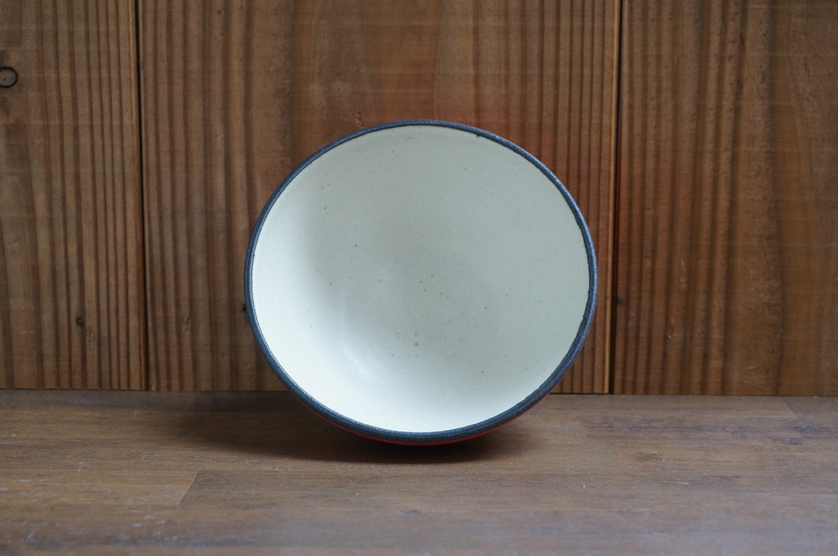 飯椀大　赤×白